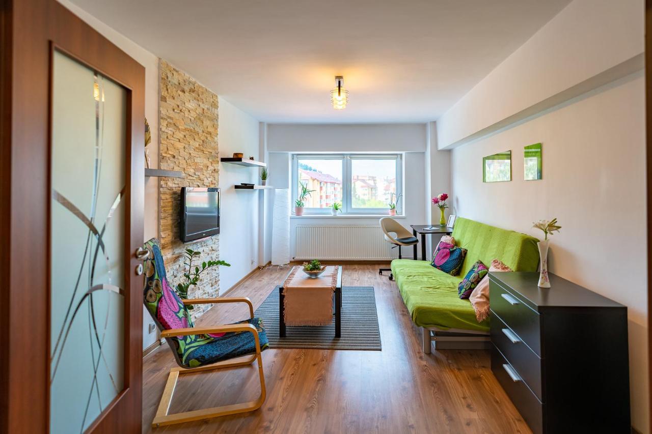 Metropolitan Wildscape View Appartement Braşov Buitenkant foto